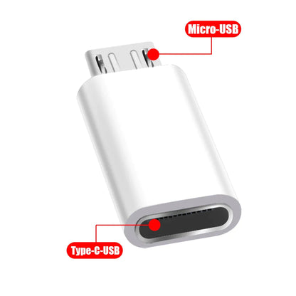 1-5pcs Type C Female To Micro USB Male Adapter Connector Charging Data Transfer USB-C To Micro USB Converters for Xiaomi Samung