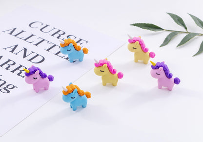 1 PCS Cute Kawaii Unicorn Eraser Children Erasers for Kids Gift Novelty Creative Pencil Rubber Student School Office Supplies