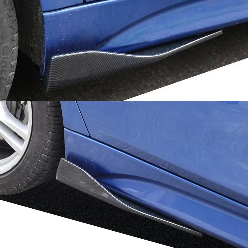 1 Pair Car Rear Bumper Lip Trim Protector Car Side Skirt Cover Car Corner Bumper Guards with screws Universal Fit