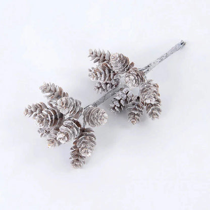 10/20pcs Artificial Fake Pine Cone Christmas DIY Wreath Craft Christmas Decorations for Home Xmas Tree Ornament Navidad