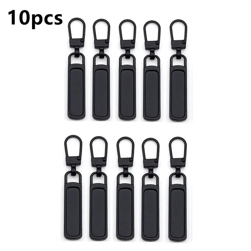 10pcs Universal Zipper Puller Detachable Zipper Heads Instant Replacement Zipper Repair Kits For Zipper Slider DIY Sewing Craft 06