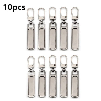 10pcs Universal Zipper Puller Detachable Zipper Heads Instant Replacement Zipper Repair Kits For Zipper Slider DIY Sewing Craft 09