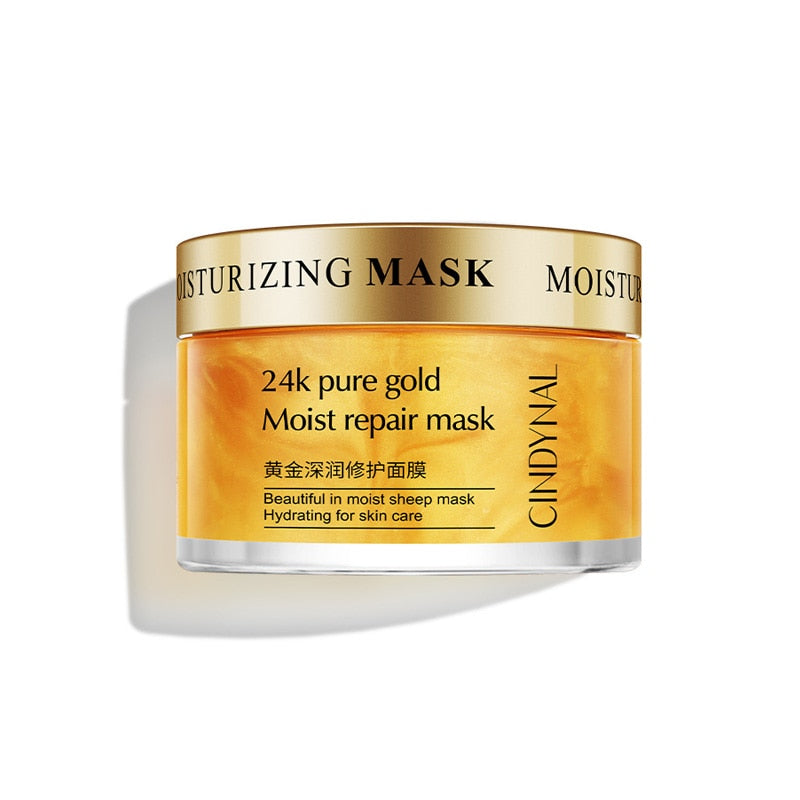 120g Face Cream Collagen Anti Wrinkle Moisturizer Cream Whitening Anti Aging 24k Gold Sleeping MaskFirming Nourishing Face Care Default Title
