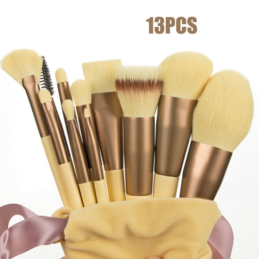 13Pcs Makeup Brushes Set Eye Shadow Foundation Women Cosmetic Brush Eyeshadow Blush Powder Blending Beauty Soft Make Up Tools