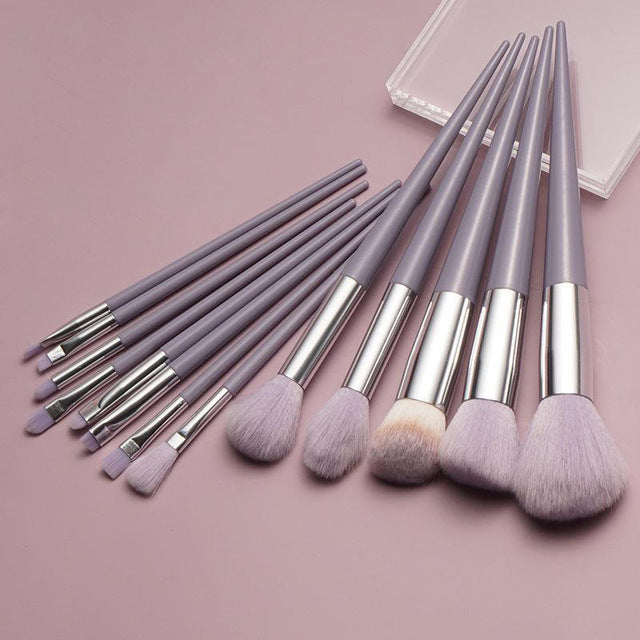 13Pcs Makeup Brushes Set Eye Shadow Foundation Women Cosmetic Brush Eyeshadow Blush Powder Blending Beauty Soft Make Up Tools