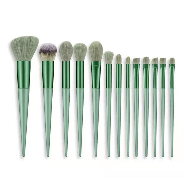 13Pcs Makeup Brushes Set Eye Shadow Foundation Women Cosmetic Brush Eyeshadow Blush Powder Blending Beauty Soft Make Up Tools