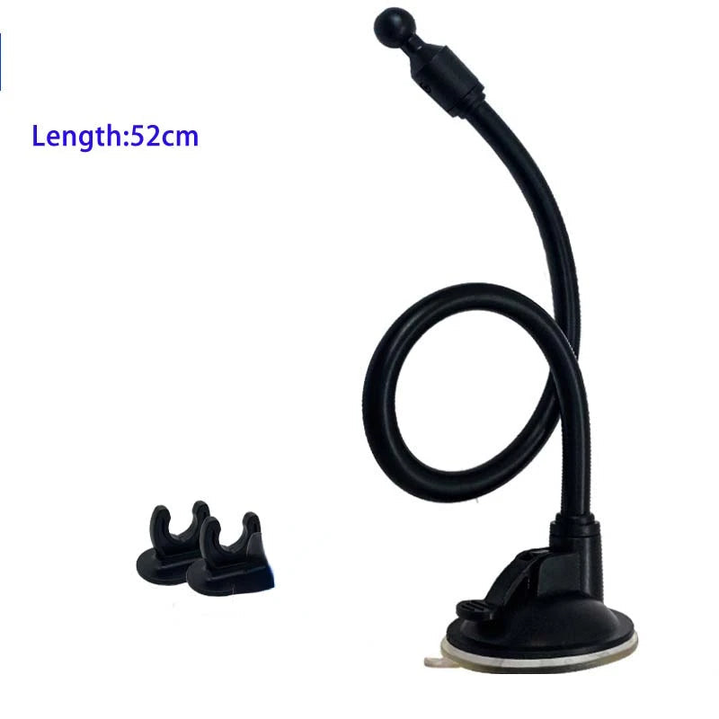 17MM Ball Head Hose Sucker Base for Car Mobile Phone Tablet Holder Accessories Windshield Mount for Phone Holder Clip 4 Lengths