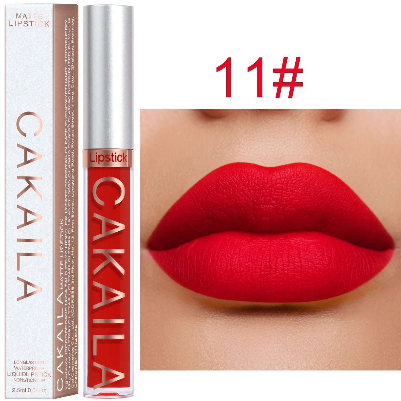 18 Colors Matte Lipgloss Wholesale Cheap Liquid Lipstick Makeup Lip Color Batom Long Lasting Sexy Red Pink Nude Lip Gloss Bulk 11