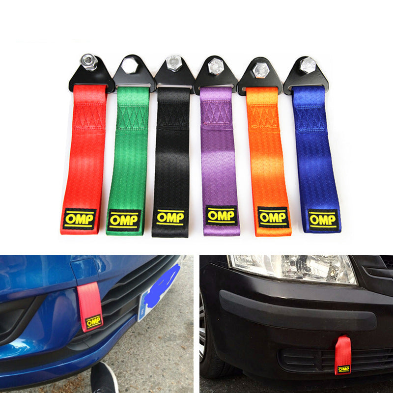 2-inch Nylon Tow Strap Universal Car Racing Tow Ropes Auto Trailer Ropes Auto Trailer Ropes Bumper Trailer Towing Strap