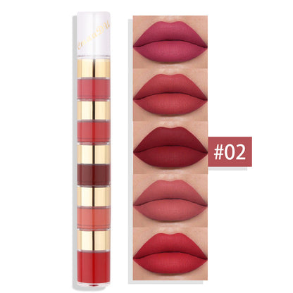 20 color/set Matte Lipstick Makeup Kit Waterproof Long-lasting Sexy Red Velvet Lip Non-stick Cup Lipstick Fashion Cosmetic Beauty