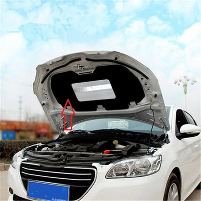 2014-2016 for Peugeot 301 FOR Citroen Elysee dedicated engine noise insulation cotton insulation cotton trunk lid 2 pieces