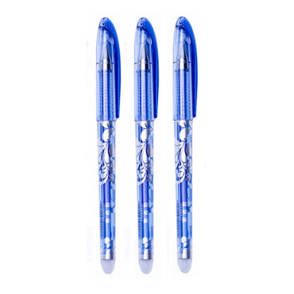 20Pcs Erasable Gel Pen Refill 0.35mm Black/Blue/Red/Green/Purple/Orange Ink Magic Erasable Pens Refills School Writing Supplies Only 3Pcs Blue Pen 1