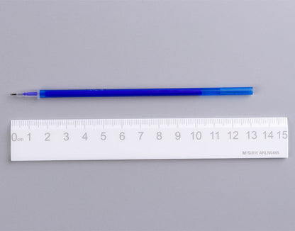 20Pcs Erasable Gel Pen Refill 0.35mm Black/Blue/Red/Green/Purple/Orange Ink Magic Erasable Pens Refills School Writing Supplies