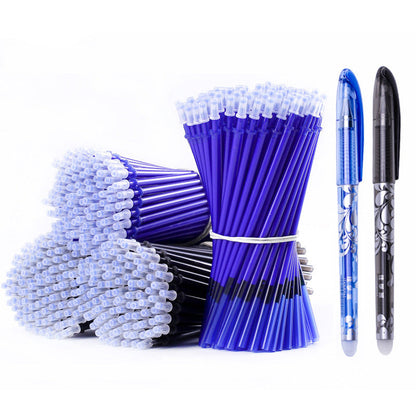 23Pcs/Set Erasable Gel Pens Set Washable Handle Blue Black Ink Writing Neutral Pen for School Office Supplies Stationery