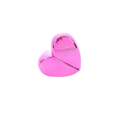 25ml Heart Shaped Refillable Spray Perfume Bottle Thick Glass Pump Woman Parfum Atomizer Travel Empty Cosmetic Containers Pink