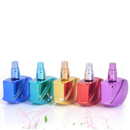 25ml Heart Shaped Refillable Spray Perfume Bottle Thick Glass Pump Woman Parfum Atomizer Travel Empty Cosmetic Containers