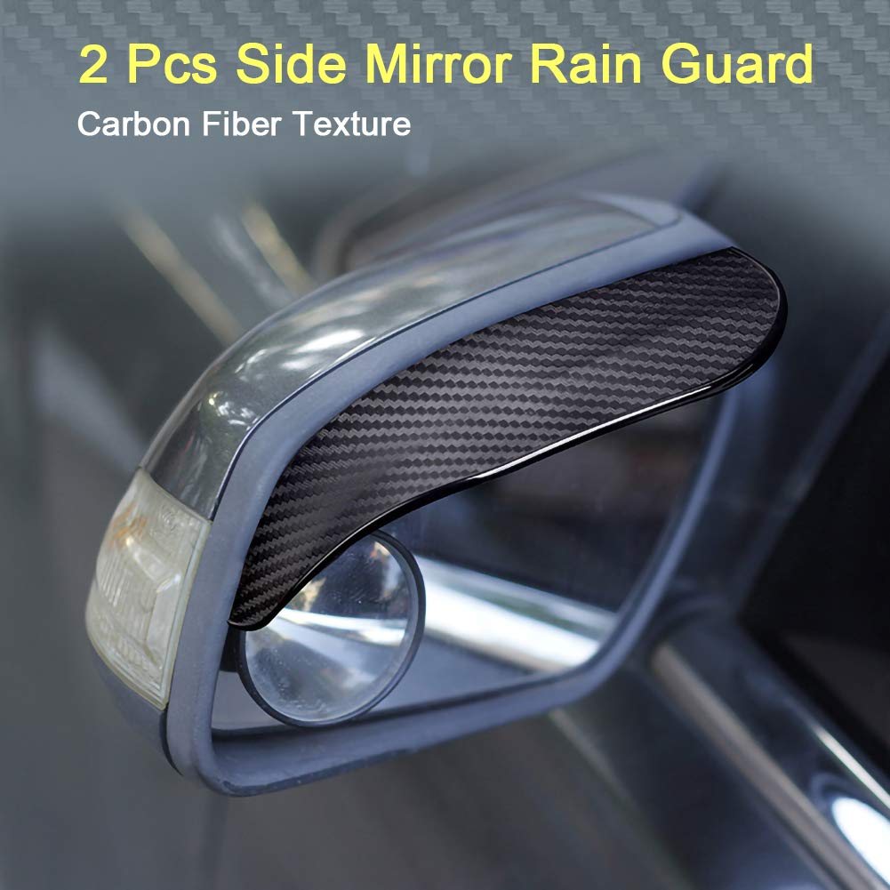 2pcs Car side Mirror waterproof Sun Visor Rain Eyebrow Auto Car Rear View Side Rain Shield Flexible Protector For Car AA