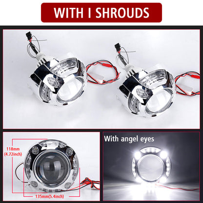 3.0 Inch Bi LED Lens 30000 Lumens H4 H7 9005 9006 LED Bulb Headlight BiLed Projector Lenses Car Lights 4300K Car Retrofit Lights