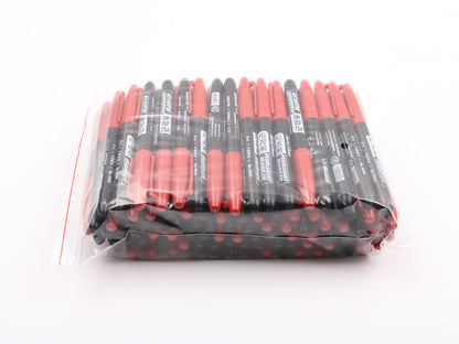 3 pcs/Set Permanent Marker Pen Waterproof Ink Fine Point Black Blue Red Oil Ink 1.5mm Round Toe Fine Color Marker Pens