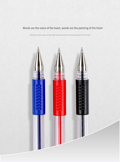 35 PCS Gel Pen Set School Supplies Black Blue Red Ink Color 0.5mm Ballpoint Pen Kawaii Pen Writing Tool School Office Stationery