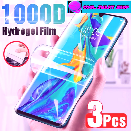 3Pcs Hydrogel Film For Huawei P60 P50 P30 P40 Pro P20 Lite P10 Screen Protector Film For Huawei Mate 50 20 30 40 Pro Not Glass 3PCS Hydrogel Film
