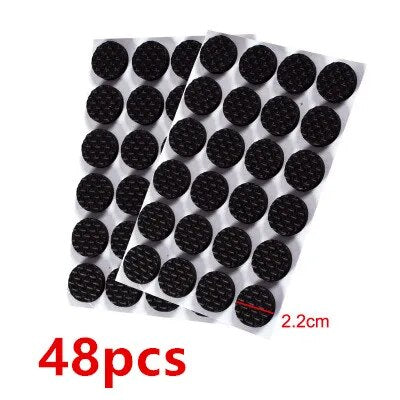 48pcs Self Adhesive Furniture Leg Pads Table Foot Cap Cover Thickening Felt Pad Anti Slip Mat Furniture Feet Floor Protector Pad 01