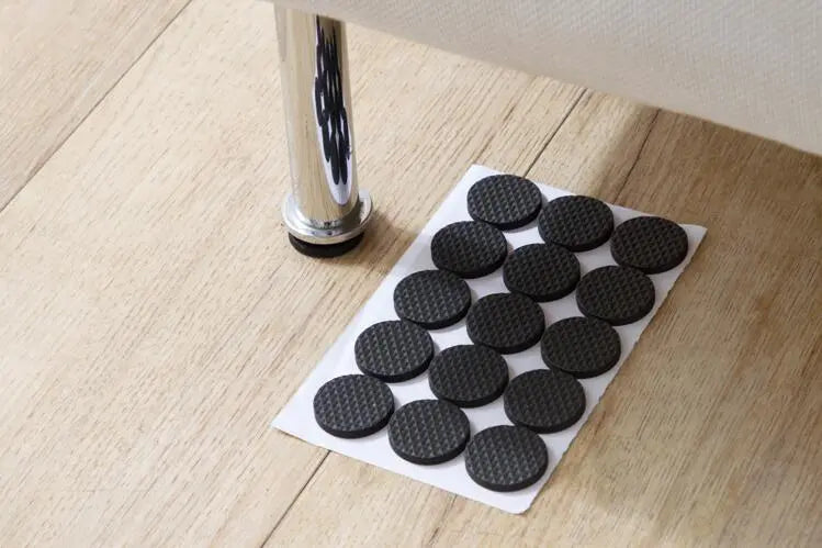 48pcs Self Adhesive Furniture Leg Pads Table Foot Cap Cover Thickening Felt Pad Anti Slip Mat Furniture Feet Floor Protector Pad