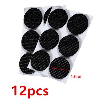 48pcs Self Adhesive Furniture Leg Pads Table Foot Cap Cover Thickening Felt Pad Anti Slip Mat Furniture Feet Floor Protector Pad 03