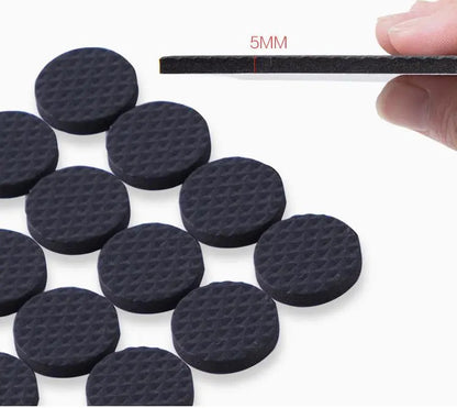 48pcs Self Adhesive Furniture Leg Pads Table Foot Cap Cover Thickening Felt Pad Anti Slip Mat Furniture Feet Floor Protector Pad