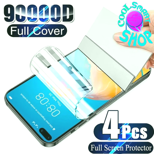 4Pcs Full Cover Hydrogel Film For Huawei P30 P20 P40 Lite Screen Protector For Huawei P30 P40 P50 Mate 30 20 40 Pro Lite Film 4 pieces Hydrogel Film