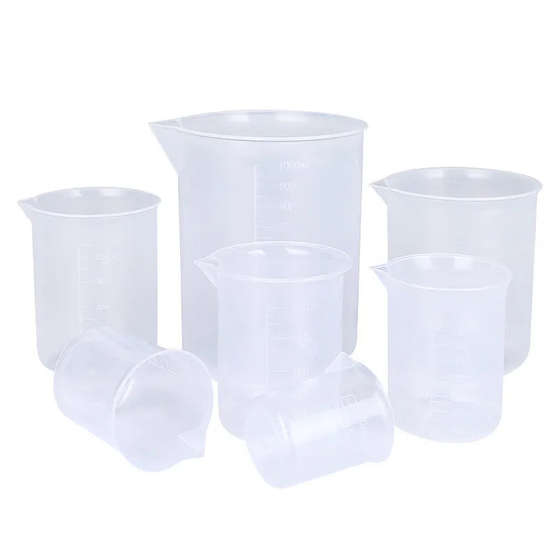 500ml Plastic Measuring Cup, PP Graduated Cup, Thickened Plastic Beaker, Laboratory Chemical Measuring Cup, Kitchen Bar Supplies