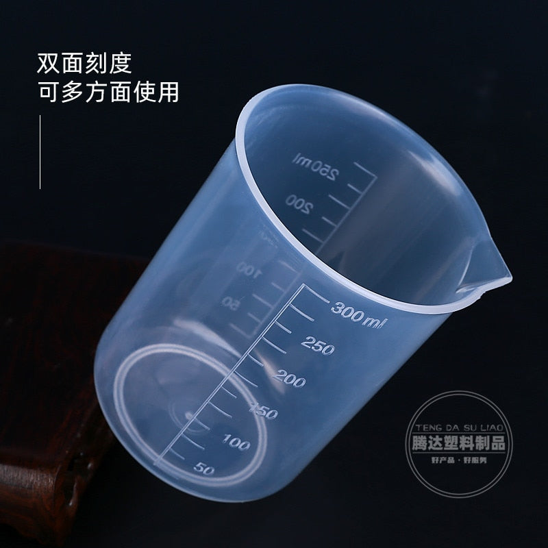 500ml Plastic Measuring Cup, PP Graduated Cup, Thickened Plastic Beaker, Laboratory Chemical Measuring Cup, Kitchen Bar Supplies