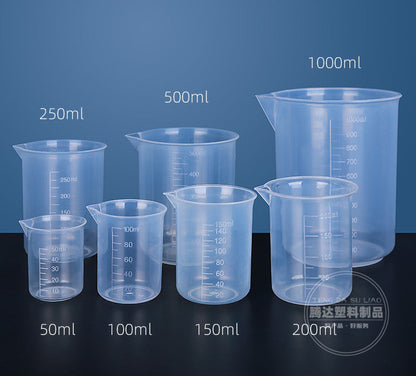 500ml Plastic Measuring Cup, PP Graduated Cup, Thickened Plastic Beaker, Laboratory Chemical Measuring Cup, Kitchen Bar Supplies
