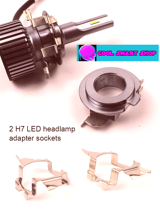 2-4Pcs H7 LED Headlight lamp Adapter Socket Base Retainer Holder For BMW/Audi/Bens/VW/Buick/Nissan/Volvo Ford Explorer Ben.z ML350