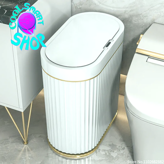 7L/9L Smart Trash Can Electronic Automatic Smart Sensor Garbage Bin ABS Household Toilet Waste Garbage Can For Kitchen Bathroom