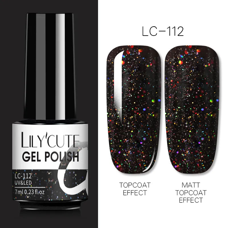 7ML Gel Nail Polish Nude Vernis Semi-Permanent Nail Polish For Nails Soak Off UV LED UV Gel DIY Nail Art Gel Varnishes LC-112