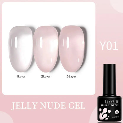 7ML Gel Nail Polish Nude Vernis Semi-Permanent Nail Polish For Nails Soak Off UV LED UV Gel DIY Nail Art Gel Varnishes 54674-1