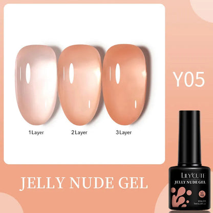 7ML Gel Nail Polish Nude Vernis Semi-Permanent Nail Polish For Nails Soak Off UV LED UV Gel DIY Nail Art Gel Varnishes