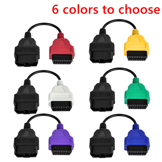 OBD 2 Car Scanner Connector MultiECUScan Diagnostic Adapter Cable for Multi ECU Scan for Fiat ECU Scan 6 Colors