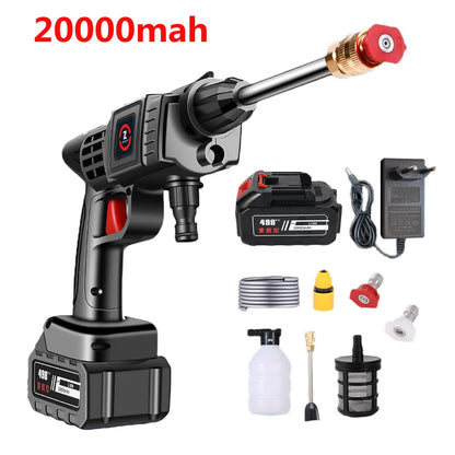 50Bar Cordless High Pressure Cleaner Washer Spray Water Gun Car Wash Pressure Water Cleaning Machine for Makita 21V Battery 20000mAh Battery france