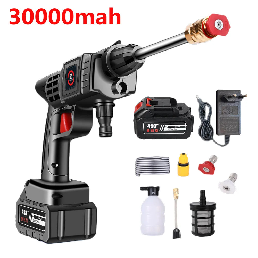 50Bar Cordless High Pressure Cleaner Washer Spray Water Gun Car Wash Pressure Water Cleaning Machine for Makita 21V Battery 30000mAh Battery france