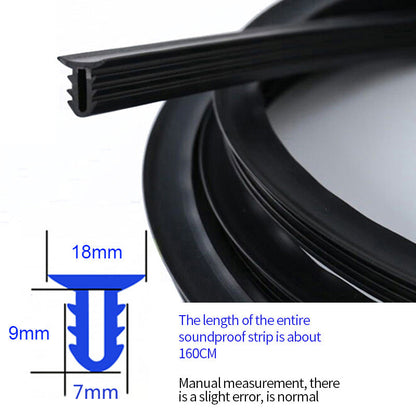 Auto Dashboard Sealing Strip Noise Sound Insulation Rubber Strips Universal for Weatherstrip Auto Accessories Car Stickers Parts