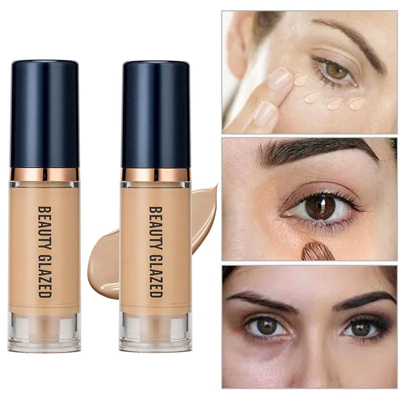 BEAUTY GLAZED Base Makeup Matte Concealer Primer Cream Half Cover Foundation Base Cosmetics Liquid Foundation Whitening Make Up