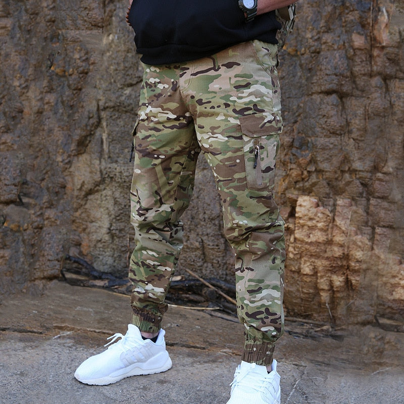 Brand Men Fashion Streetwear Casual Camouflage Jogger Pants Tactical Military Trousers Men Cargo Pants