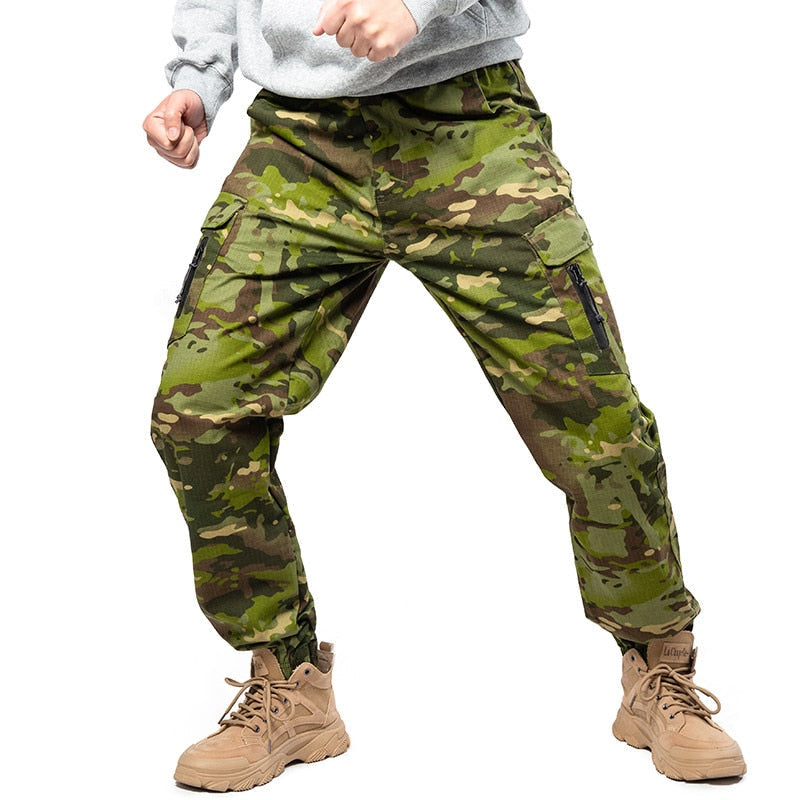 Brand Men Fashion Streetwear Casual Camouflage Jogger Pants Tactical Military Trousers Men Cargo Pants