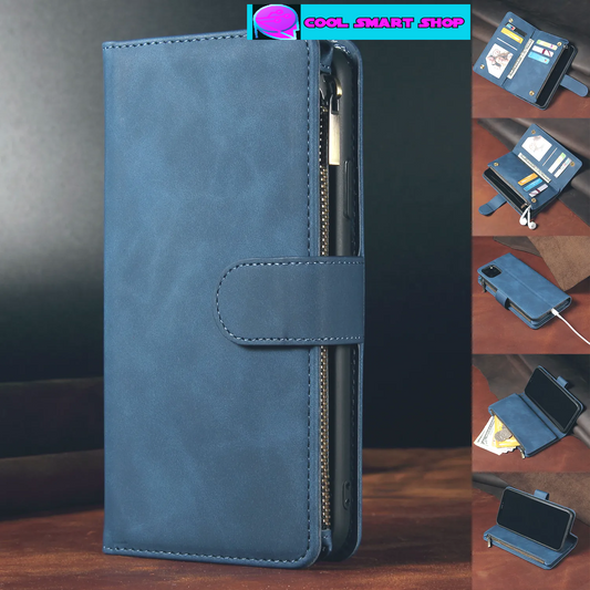 Business Wallet Card Slots Kickstand Leather Phone Case for Huawei P40 Pro Plus P30 P20 Lite Mate 30 Pro Honor 20 Pro10i 10 Lite