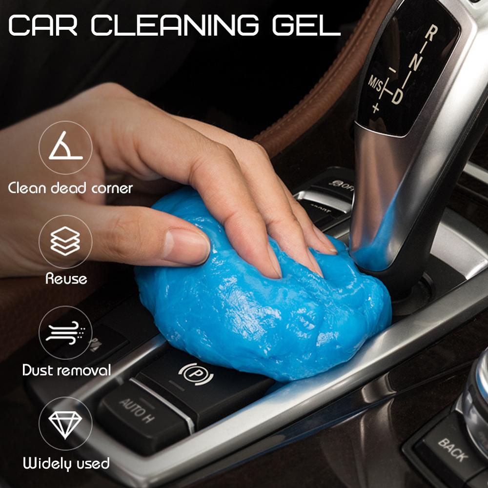 Car Cleaning Gel - Multifunctional Magic Tool for Air Vents, Dashboards, Laptops - Removes Dust, Dirt, and Gaps