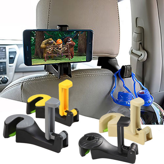 Car Seat  Hooks Bags Hanger Holder Organizer Phone Stand Mount Automobiles Headrest Storage Hooks Clips Universal #280687 | All categories, All products, Auto, Auto Accessories, Deals | FreeDropship