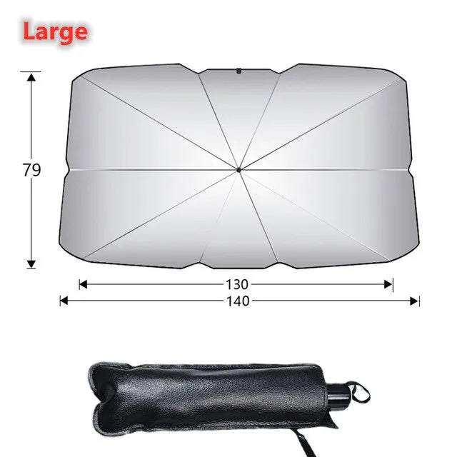 Car Sunshade Umbrella Car Front Window Sunshade Cover Car Sunshade Cover Car Windshield Protection Accessories Large