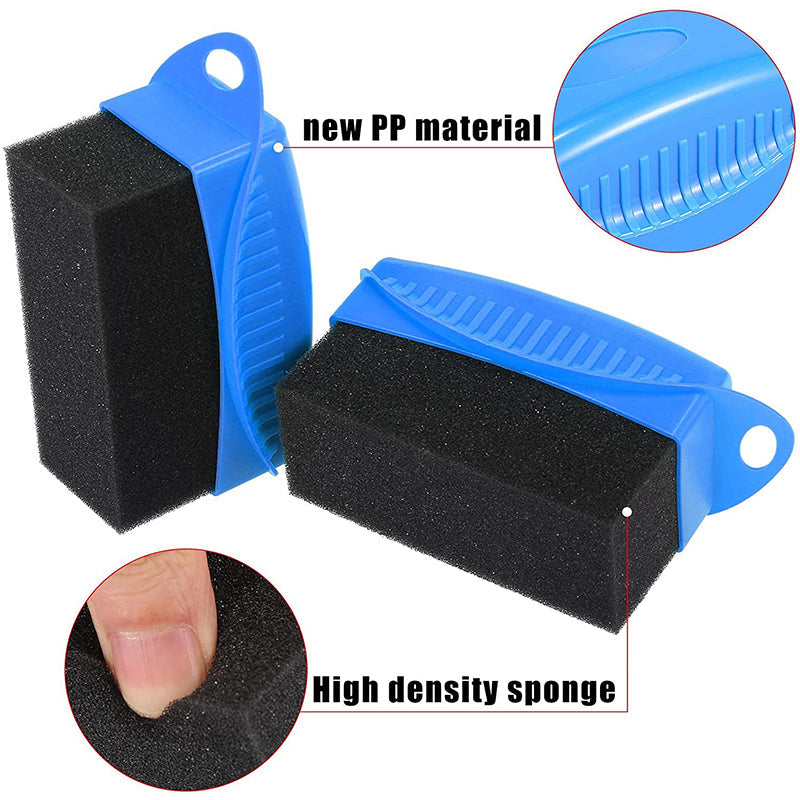 Car Tires Waxing Polishing Cleaning Wipe Washing Tire Tyre Wheel Rim Trim Contour Detailing Dressing Shine Pad Sponge Foam Brush